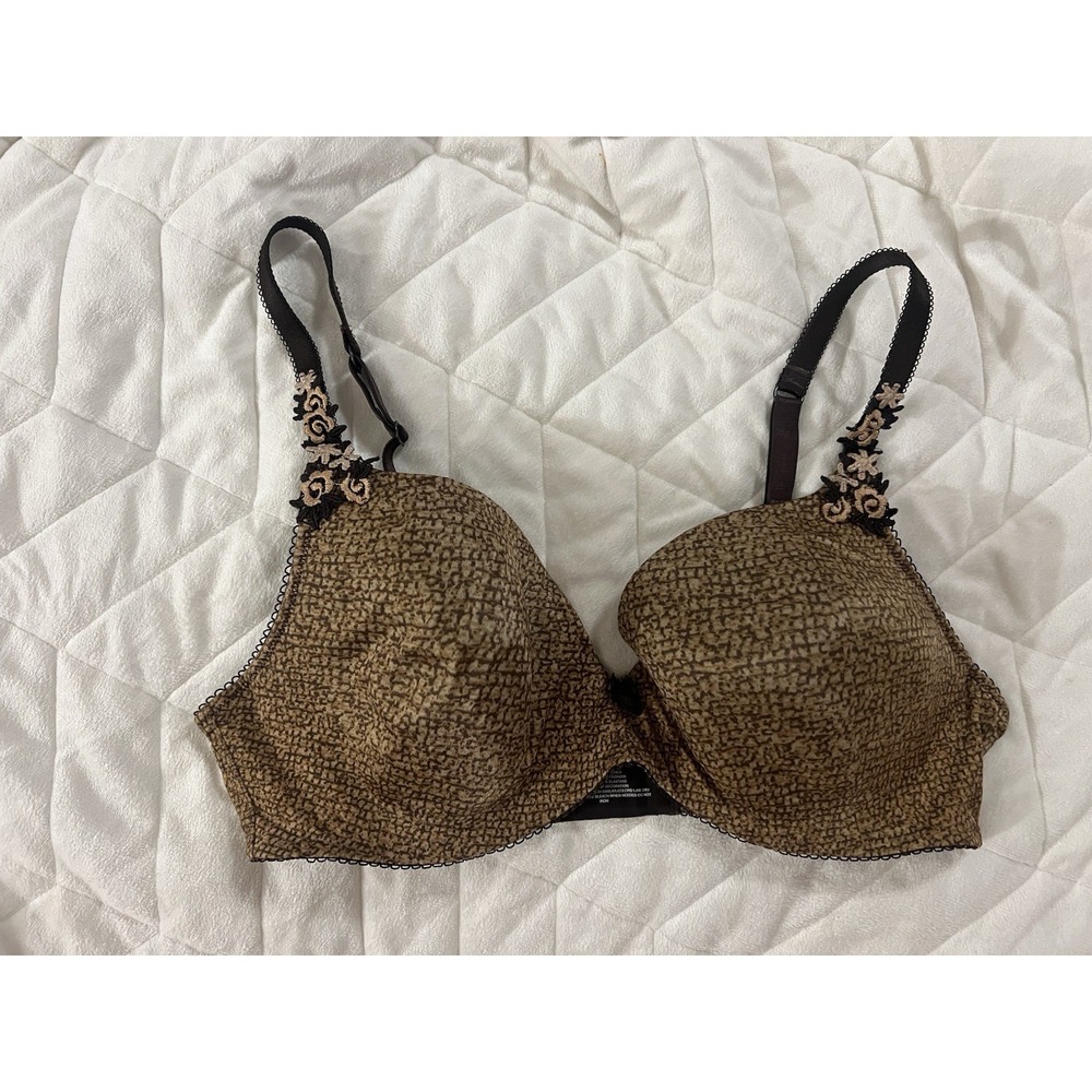 Modern‎ Movement 36 C Bra Push Up Underwire Back Closure Abstract